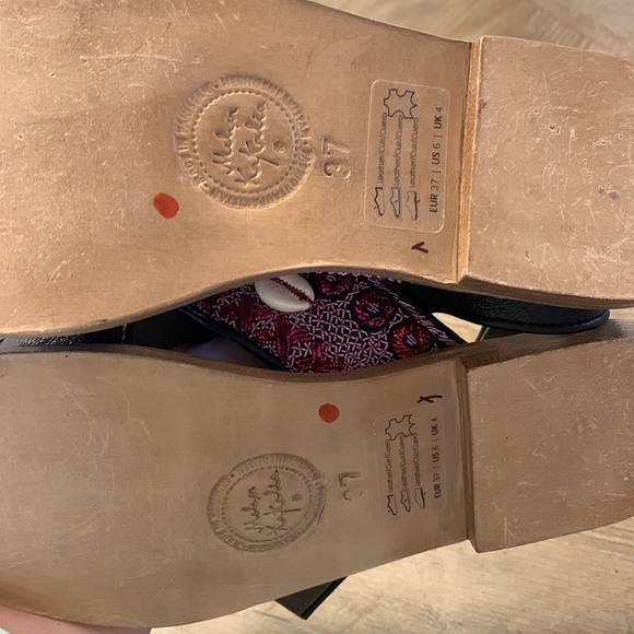 Anthropologie Meyer Kakalia sandals size 37 new without box embellished slingbac - Picture 11 of 11